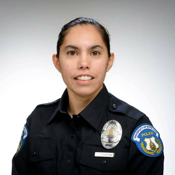 Photo of police officer, Crystal Thompson